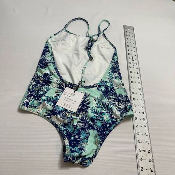 NWT Somedays Lovin Revolve Tropical Haze Swimsuit One Piece Size Small New - Picture 9 of 9